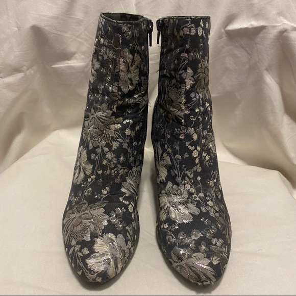 Merona Denim Embroidered Booties - Picture 4 of 5